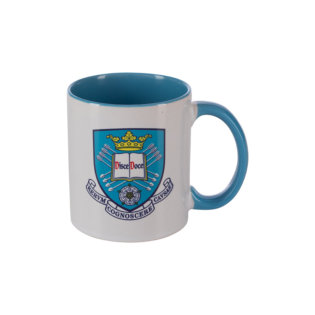 Classic Crested Mug Blue & White