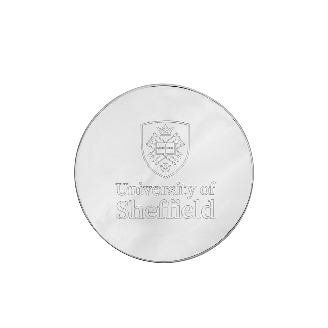 Engraved Pewter Coaster