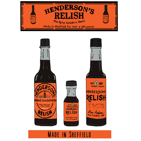 Doodles by Bee Henderson's Relish print A4