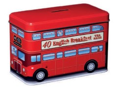 London Bus Teabag Money Tin