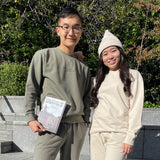 Sustainable Fashion Linear Sweatshirt - Khaki