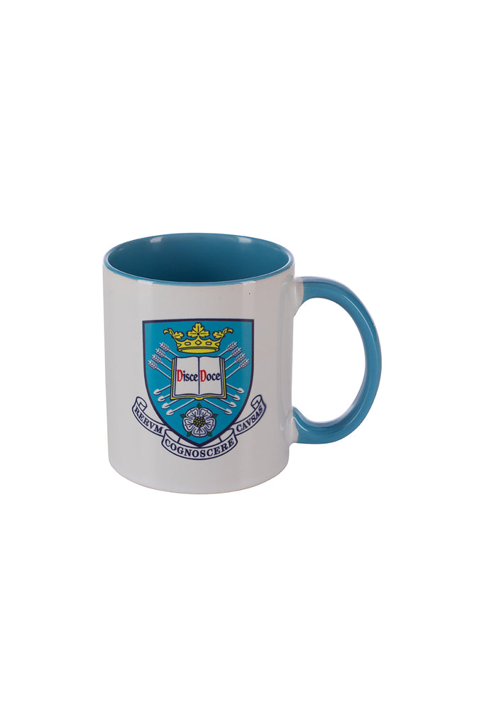 Classic Crested Mug Blue & White