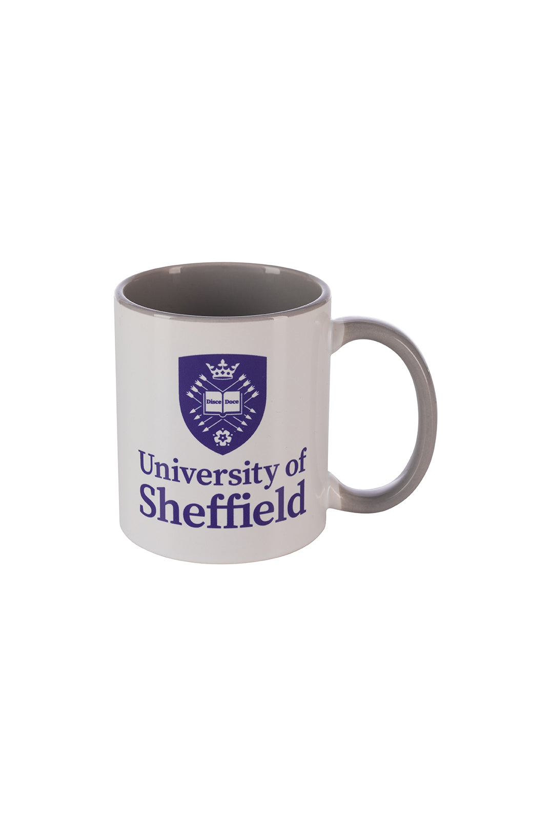 Crested Mug - White/Violet