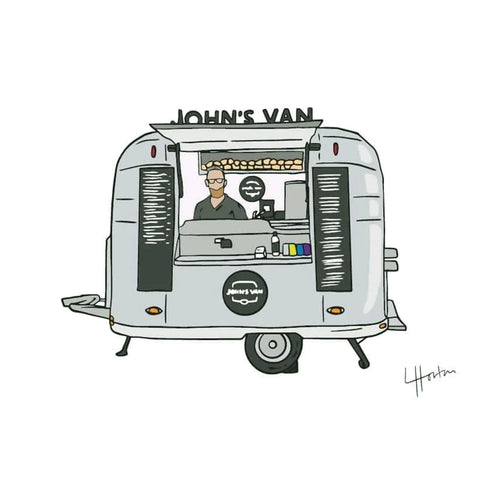 John's Van Postcard