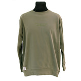 Sustainable Fashion Linear Sweatshirt - Khaki