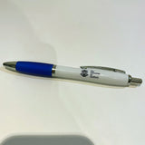 Crested Navy & White Pen