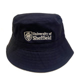 Uni of Sheffield Bucket Hat - Navy & White