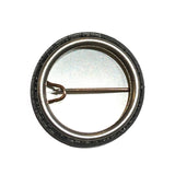 Black & Gold Crested University Button Badge