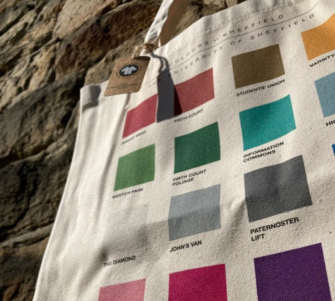 Colours of Sheffield University Tote Bag